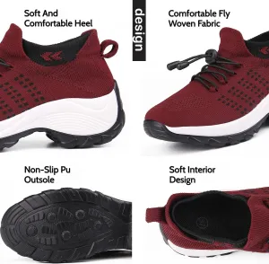 2025 New Ortho Pro Stretch Cushion Shoes for Women, Mesh Breathable Comfortwear Orthopedic Sneakers for Plantar Fasciitis