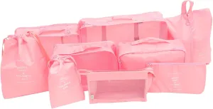 9-piece Suitcase Packing Cubes Travel Storage Bag Set for Clothes Shoes Toiletries Business Leisure Trips
