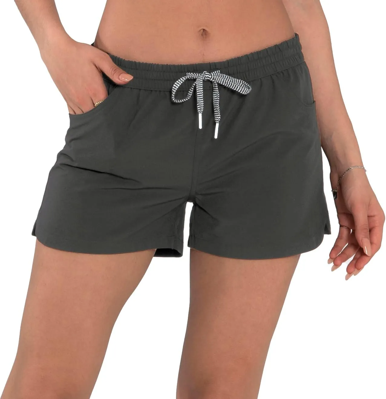 Actleis Womens Swim Shorts UPF50  Board Shorts Quick Dry Beach Shorts Drawstring Sports Summer Bottom
