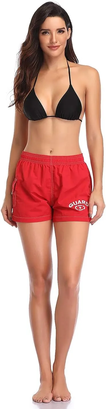 Adoretex Women's Guard Quick Dry Swim Board Shorts Swimsuit