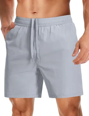 Aolesy Mens Athletic Shorts 7 Quick Dry Gym Running Shorts with Zipper Pockets Lightweight Workout Shorts
