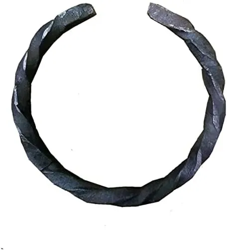 ARTIZANSTORE Viking Jewelry Gotland Bracelet - Viking Braided Bracelet Viking Arm Ring Norse Jewelry Nordic Jewelry Handmade Black