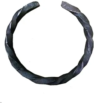 ARTIZANSTORE Viking Jewelry Gotland Bracelet - Viking Braided Bracelet Viking Arm Ring Norse Jewelry Nordic Jewelry Handmade Black