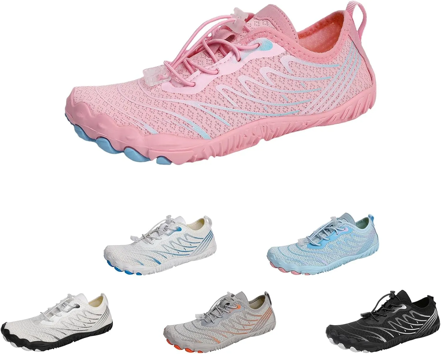 Barefoot Shoes Womens Mens Grounded Footwear Anti-Slip Quick Dry Barefoot Shoe Breathable Trail Running Wide Toe Hiking Shoes Zero Drop Shoe
