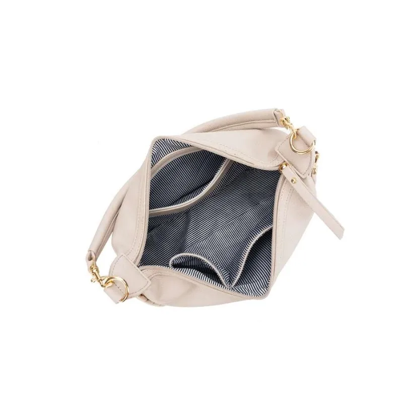 Black Caviar Designs | Adele Crossbody - Oatmeal