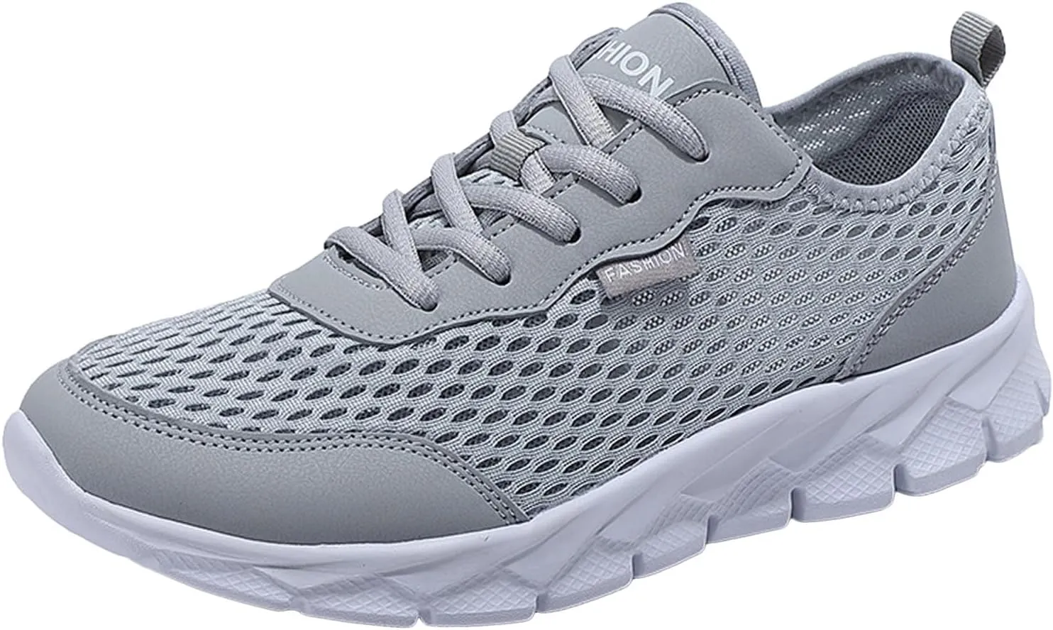Breathable Diabetic Shoes for Men Slip On Lightweight Breathable Fashion Sneaker Arch Support Plantar Fasciitis