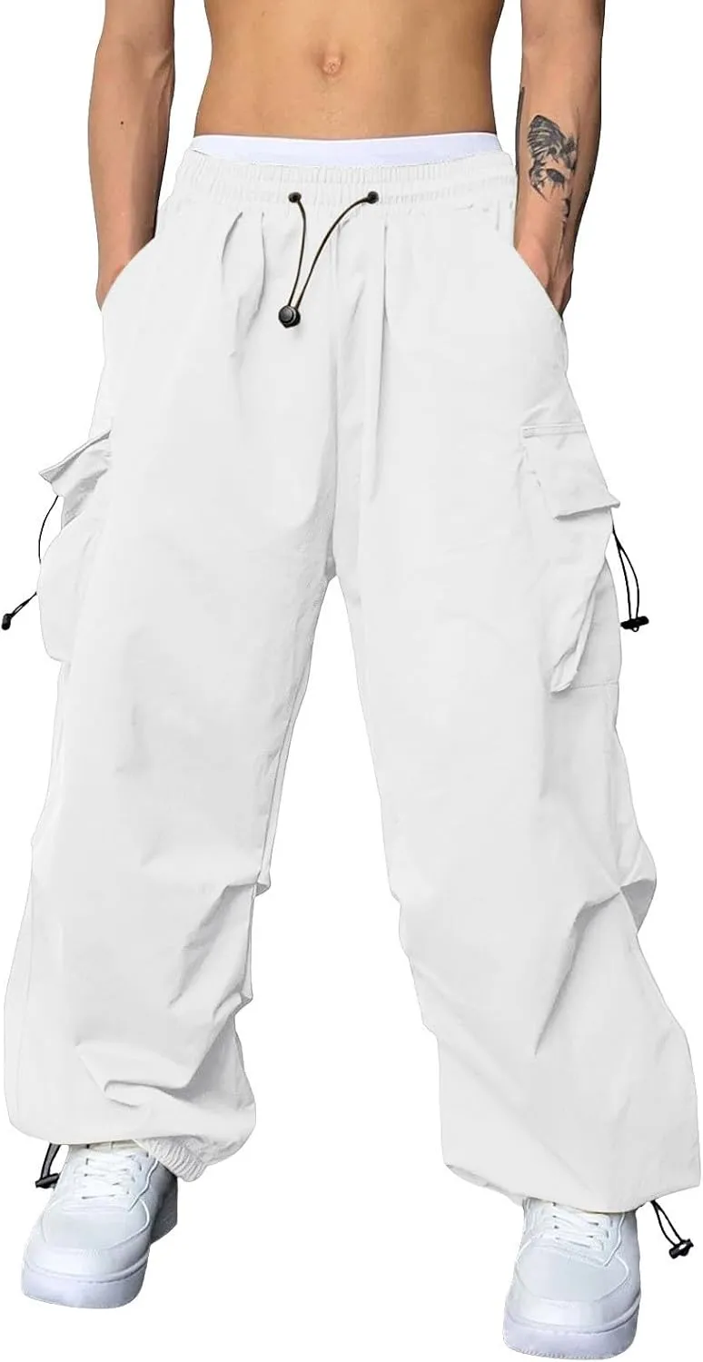 Cargo Work Pant Men Twill Casual Cargo Pants Running Workout Sweatpant with Pockets Joggers Bottoms Pant