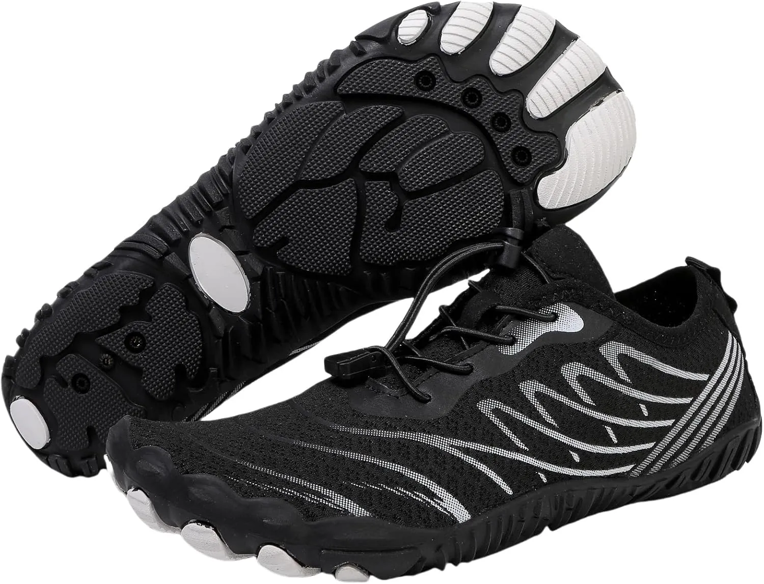 Casual Barefoot Shoes Women Quick Dry Beach Shoes for Walking, Running, Hiking, Yoga Exercise Grounded Footwear Wide Toe Box Low Top Sneakers Breathable Water Socks Lightweight Footwear Summer Shoe