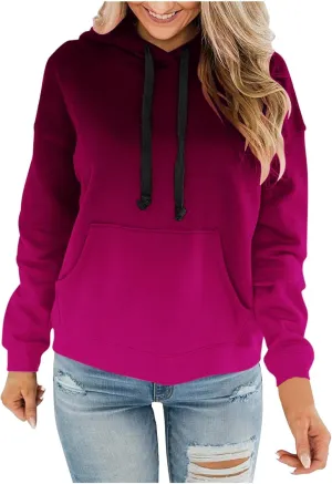Ceboyel Women Tie Dye Hoodies Trendy Hooded Sweatshirt Pullover Tops Cute Hoodie Sweater Casual Teen Girls Fitted Clothing
