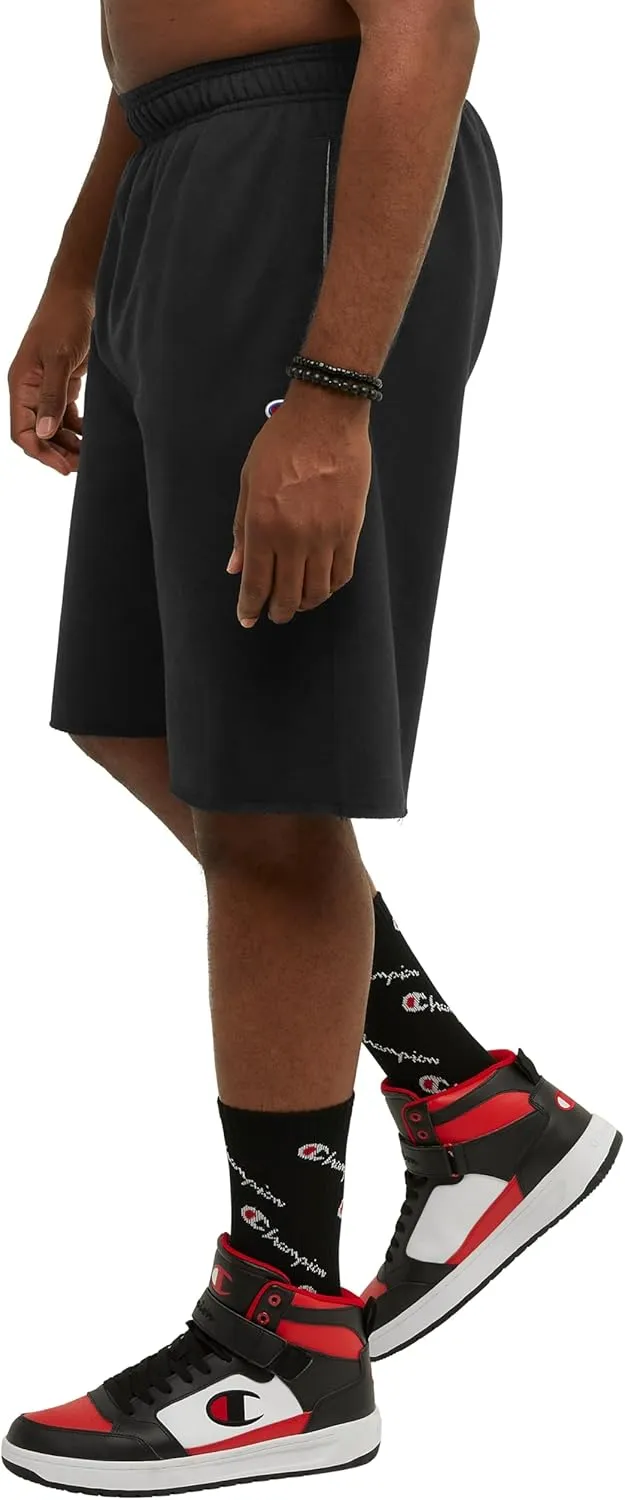 Champion Men's Shorts, Powerblend, Fleece Midweight Shorts, Athletic Shorts with Pockets (Reg. Or Big & Tall)