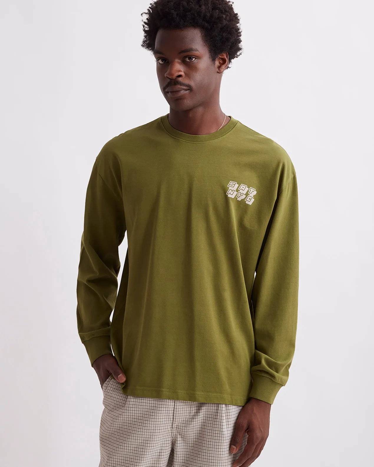 Collage Stack Relaxed Long Sleeve Tee