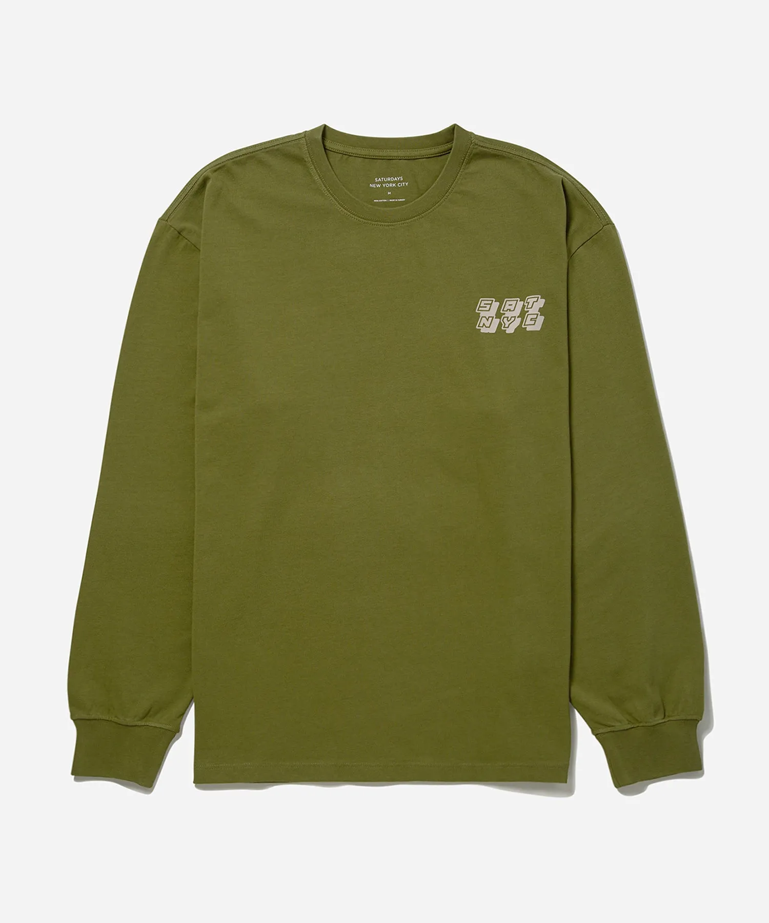 Collage Stack Relaxed Long Sleeve Tee