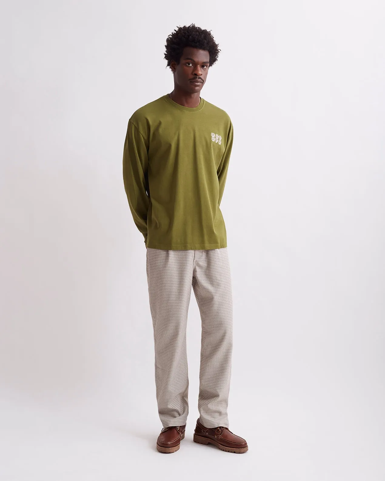 Collage Stack Relaxed Long Sleeve Tee