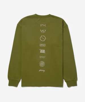 Collage Stack Relaxed Long Sleeve Tee