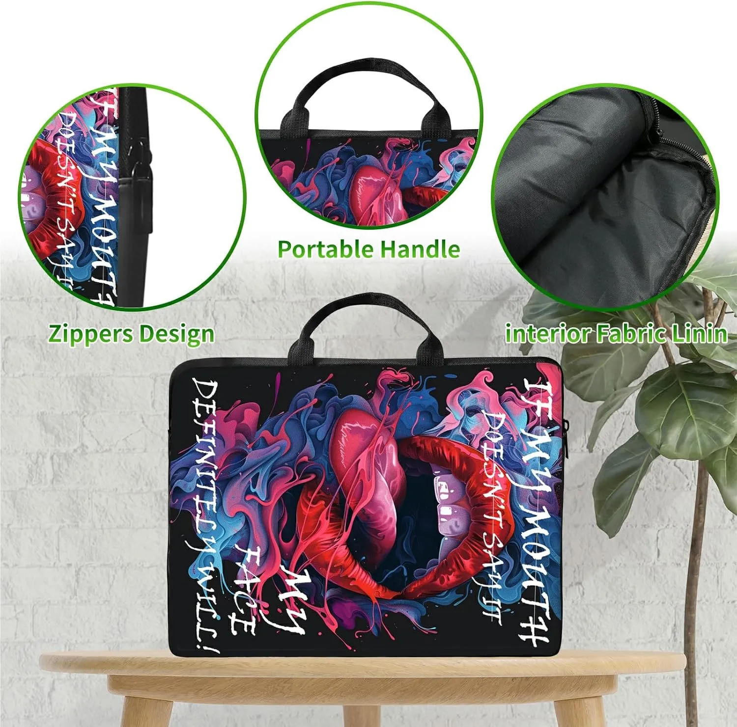 Computer Bags for Laptops for Women 13/14/15 Inch, Large Capacity Handbag Suitable for Business, Office, Work Bag