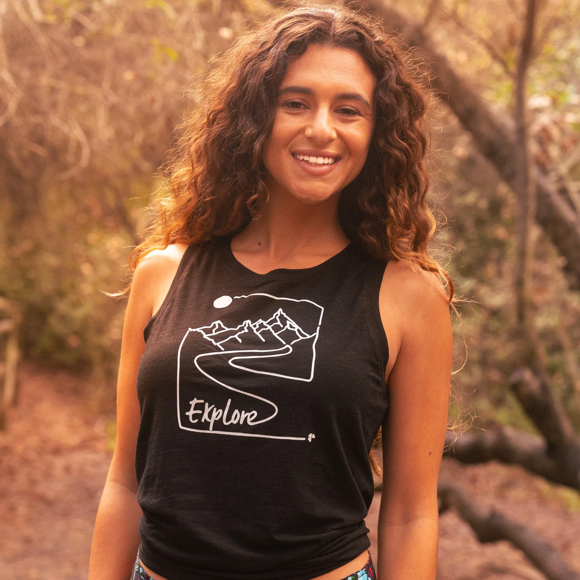 Cora Sleeveless Graphic Top