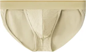 Cotton Briefs for Men Breathable Comfort Underpants Low Rise Tag-Free Underwear Fashion Solid Shorts Bikini Briefs