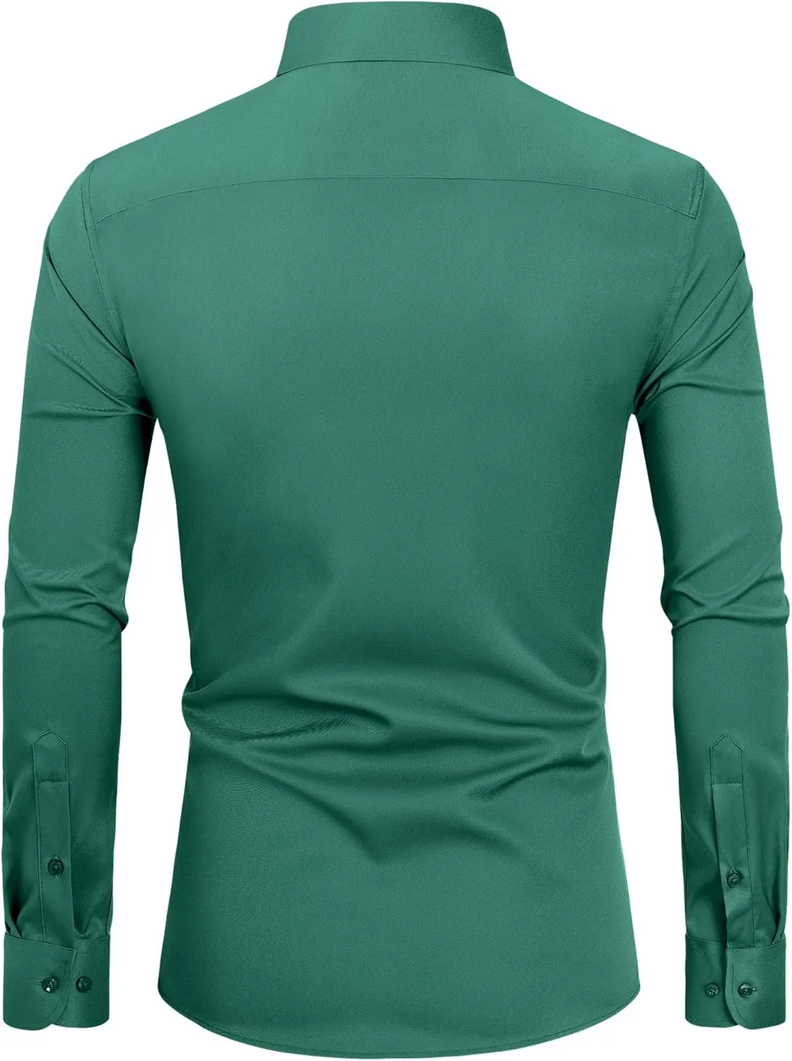 DEMEANOR Mens Dress Shirts Long Sleeve Dress Shirts for Men Slim Fit Button Down Shirts Big and Tall Button Up Shirts