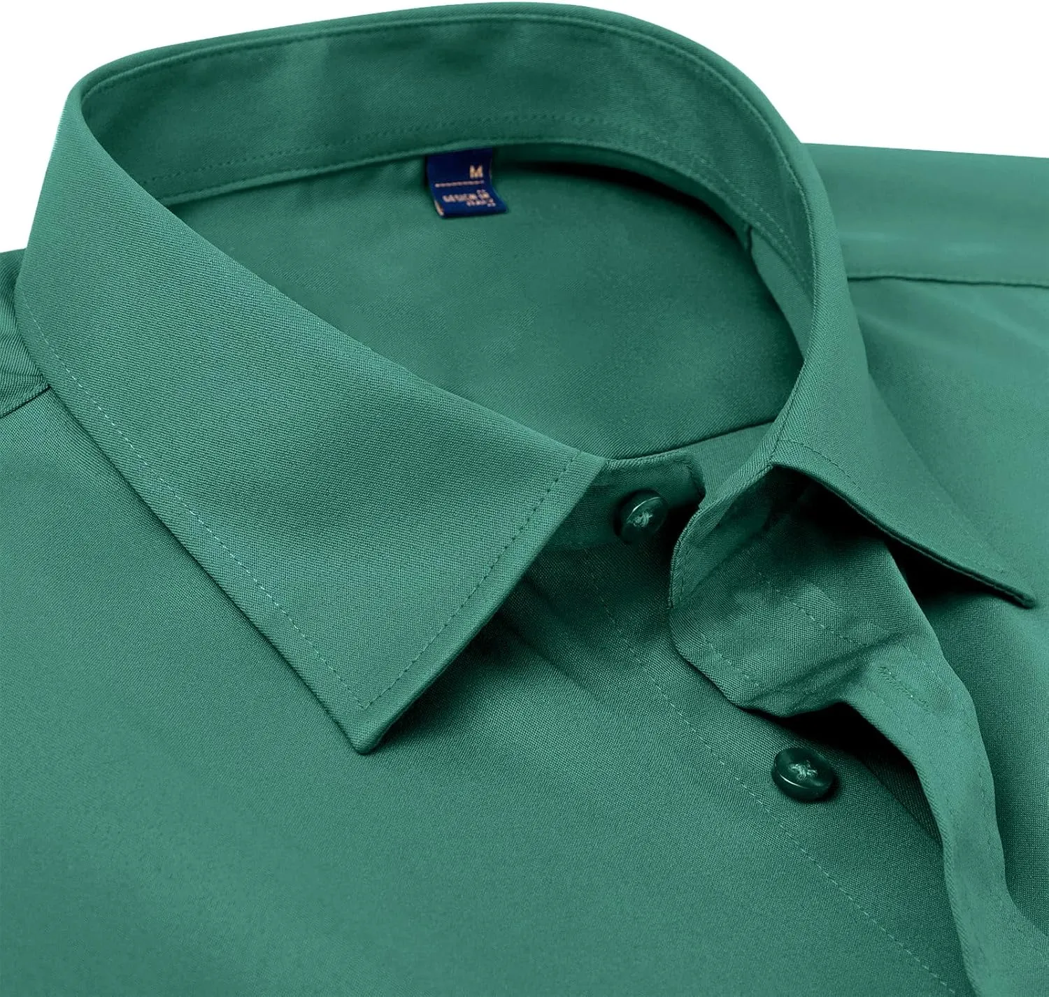 DEMEANOR Mens Dress Shirts Long Sleeve Dress Shirts for Men Slim Fit Button Down Shirts Big and Tall Button Up Shirts