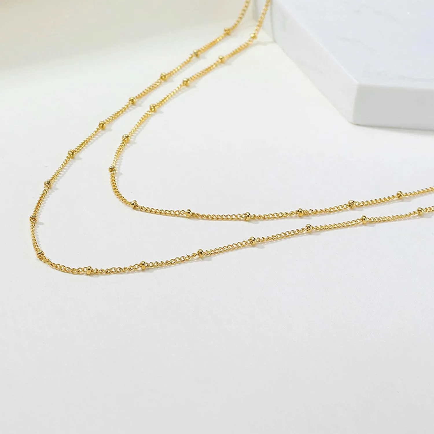Diamond Bar Necklaces for Women Layer Necklace Gold Female Titanium Steel Necklace Stack Wear Necklace For Women