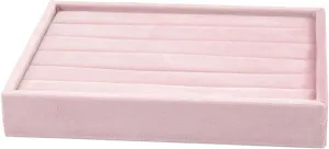 DYNWAVE Jewelry Organizer Jewelry Drawer Insert High End Velvet Jewelry Display Holder Jewelry Storage for Home Gifts for Girls Women
