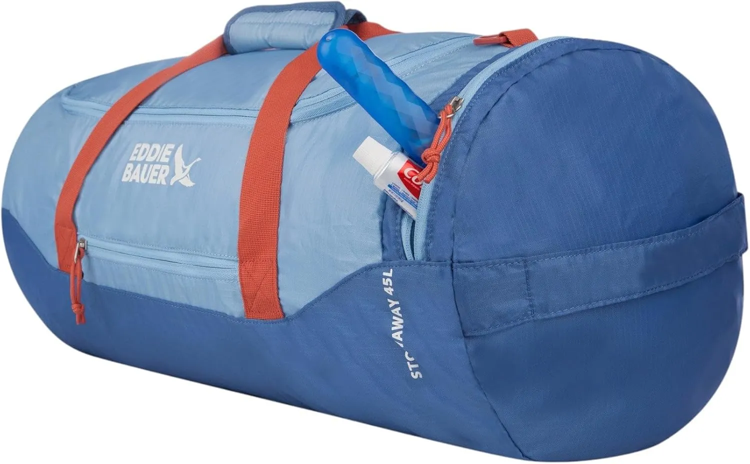 Eddie Bauer Stowaway Packable Duffel Bag | Travel | Foldable | Lightweight | Durable | Ripstop Polyester | 23" Length | 45L Capacity