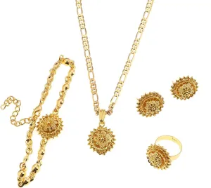 Ethiopian Habesha Jewelry Necklace Earrings Bracelet Ring Jewelry Accessories