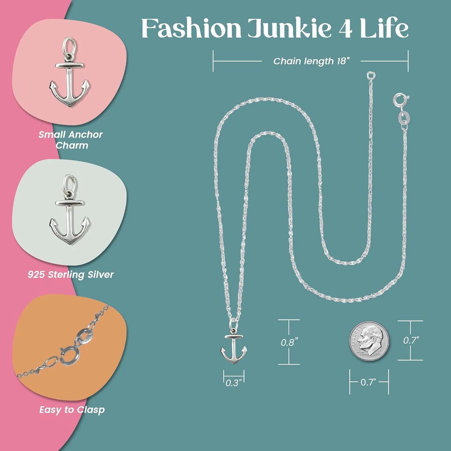 FashionJunkie4Life Nautical Summer Pendant Necklaces