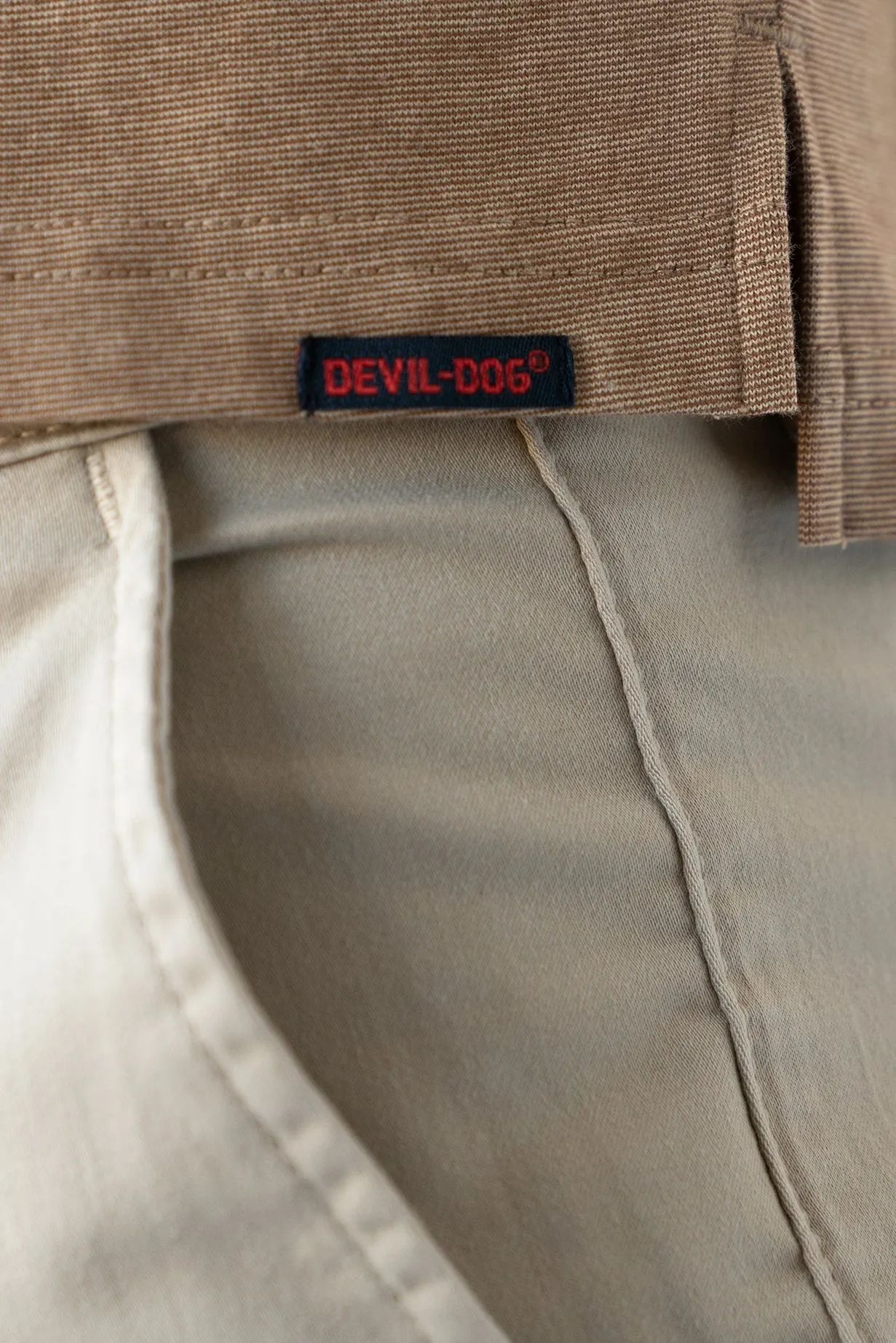Feeder Stripe Polo - Nature Tan