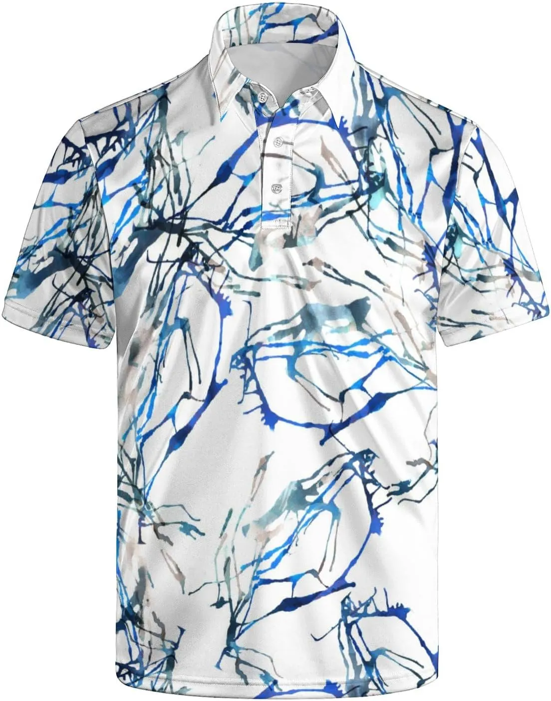Funny Golf Shirts for Men Funny Golf Polo Shirts Men's Golf Shirts Moisture Wicking Quick Dry Short Sleeve Polo Shirts