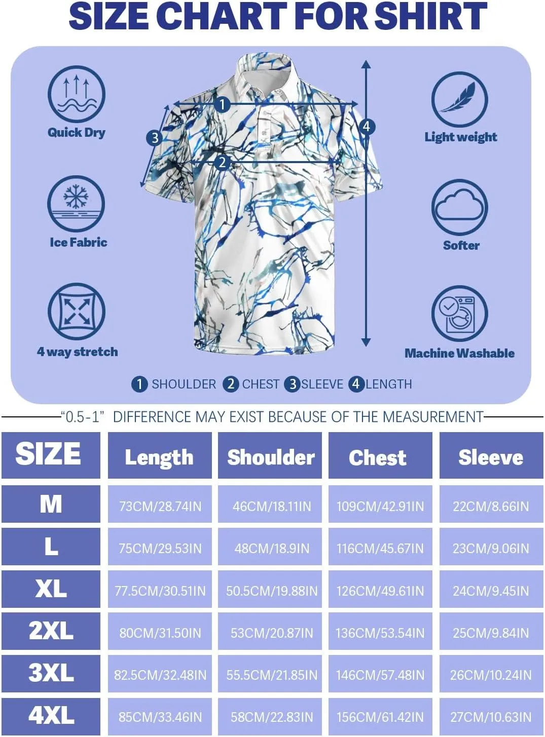 Funny Golf Shirts for Men Funny Golf Polo Shirts Men's Golf Shirts Moisture Wicking Quick Dry Short Sleeve Polo Shirts