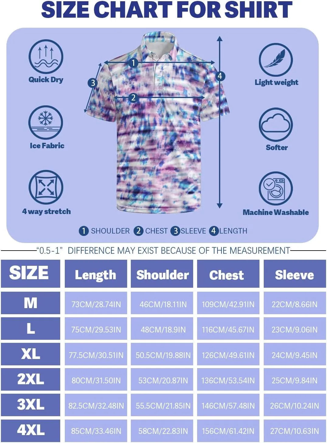 Funny Golf Shirts for Men Funny Golf Polo Shirts Men's Golf Shirts Moisture Wicking Quick Dry Short Sleeve Polo Shirts