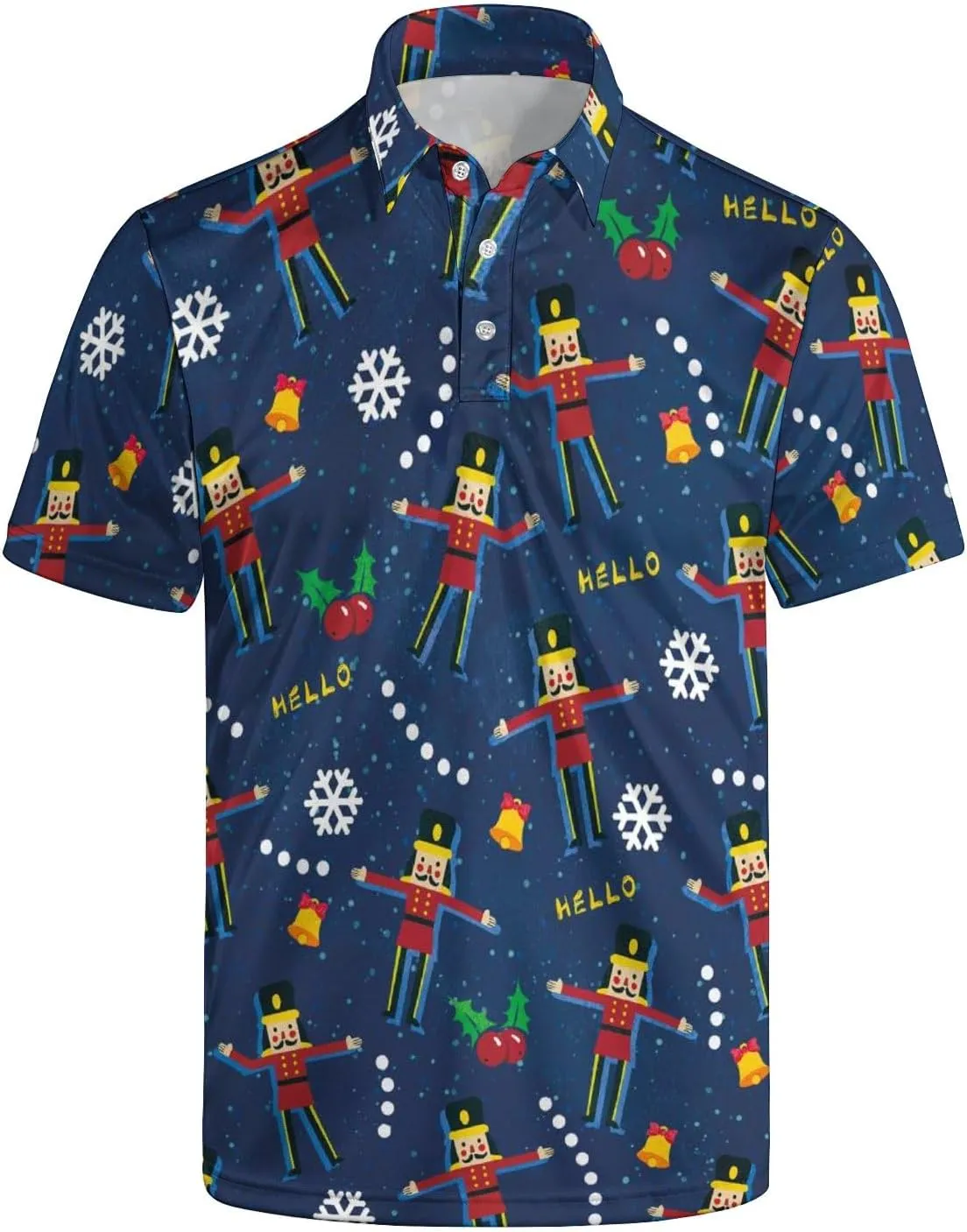 Funny Golf Shirts for Men Funny Golf Polo Shirts Men's Golf Shirts Moisture Wicking Quick Dry Short Sleeve Polo Shirts