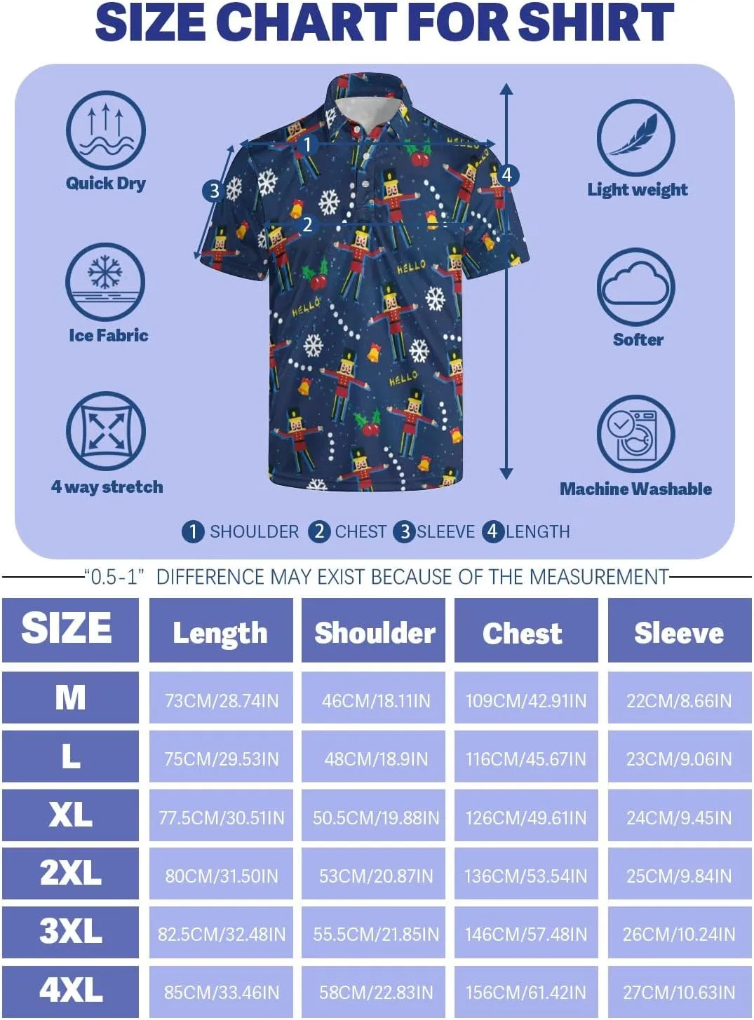 Funny Golf Shirts for Men Funny Golf Polo Shirts Men's Golf Shirts Moisture Wicking Quick Dry Short Sleeve Polo Shirts