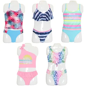 G-716 - Wholesale Girl's Printed Tankinis & Two-Piece Swimsuits