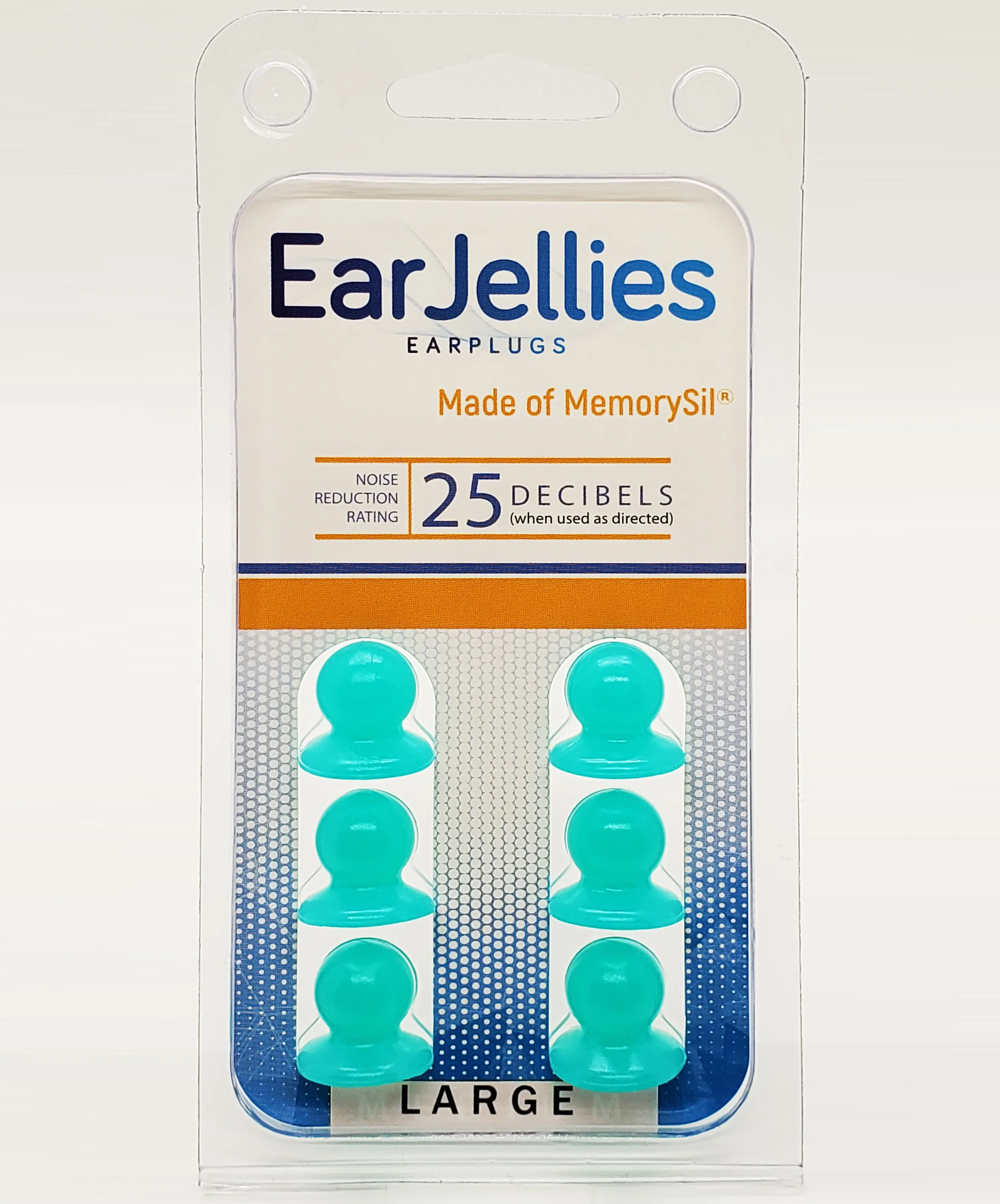 Green EarJellies Earplugs - 3 Pairs