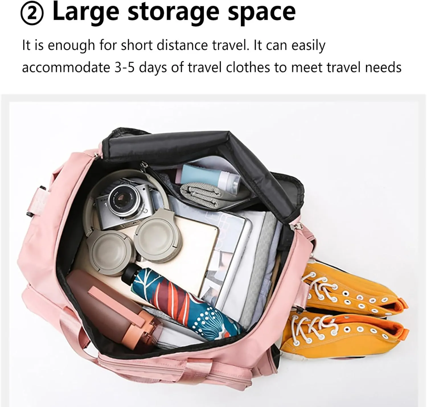 Gym Bag with Shoes Compartment,28L Waterproof Duffel Bag,Large Duffle Bag for Sports Yoga Workout Travel