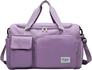 Gym Bag with Shoes Compartment,28L Waterproof Duffel Bag,Large Duffle Bag for Sports Yoga Workout Travel