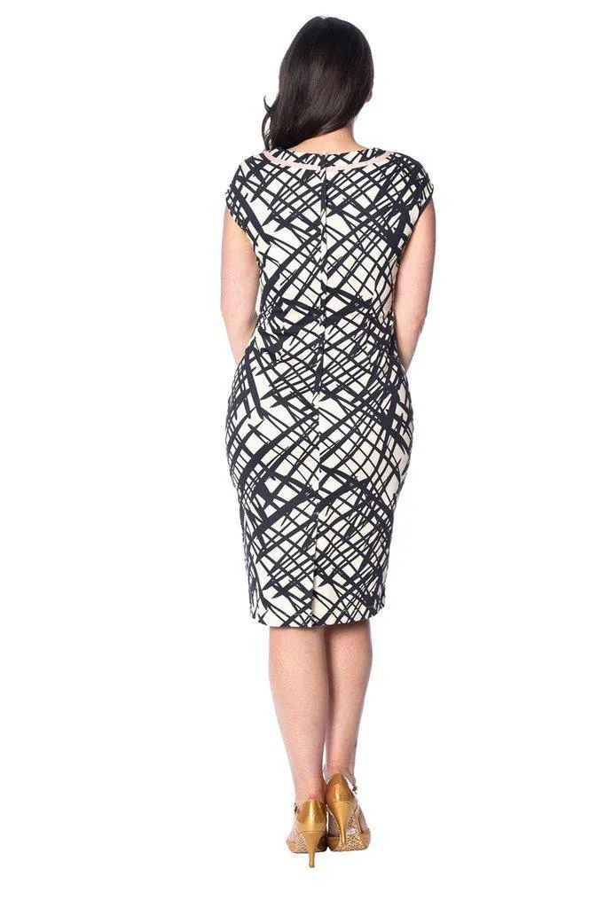 Handsketch Wiggle Dress