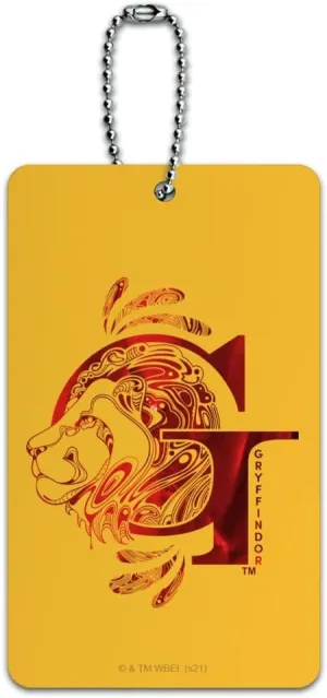 Harry Potter Gryffindor G Luggage Card Suitcase Carry-On ID Tag