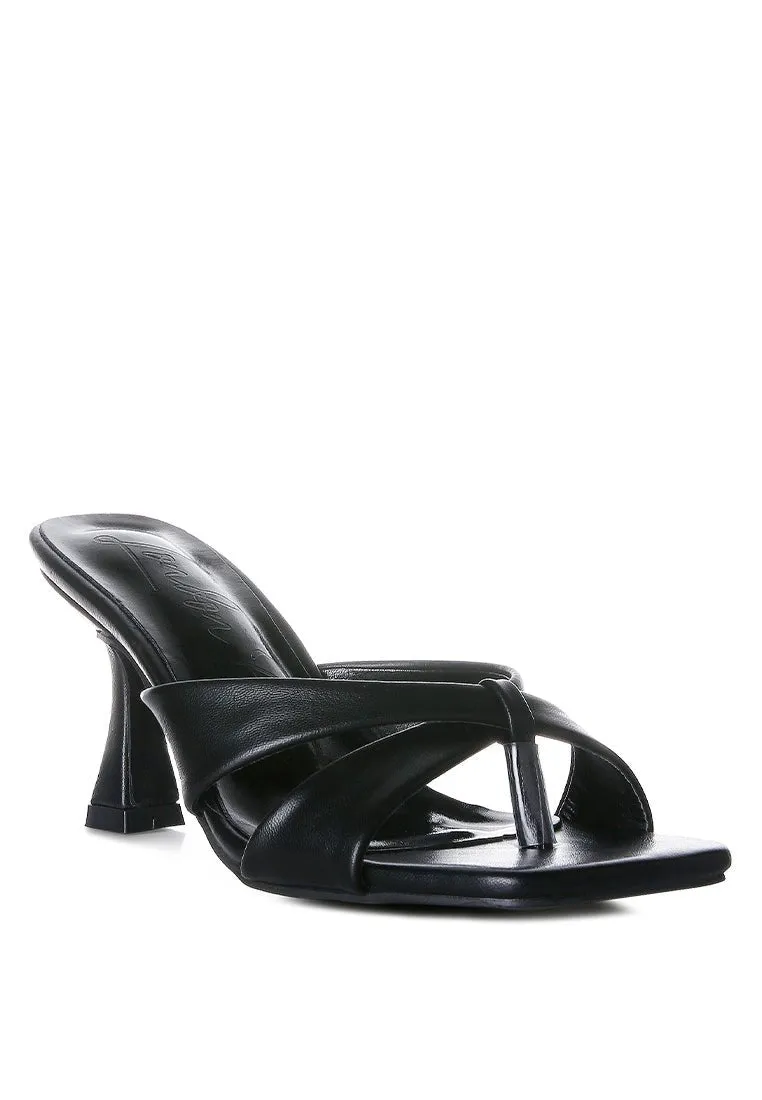 Highflip Criss-Cross Spool Heels