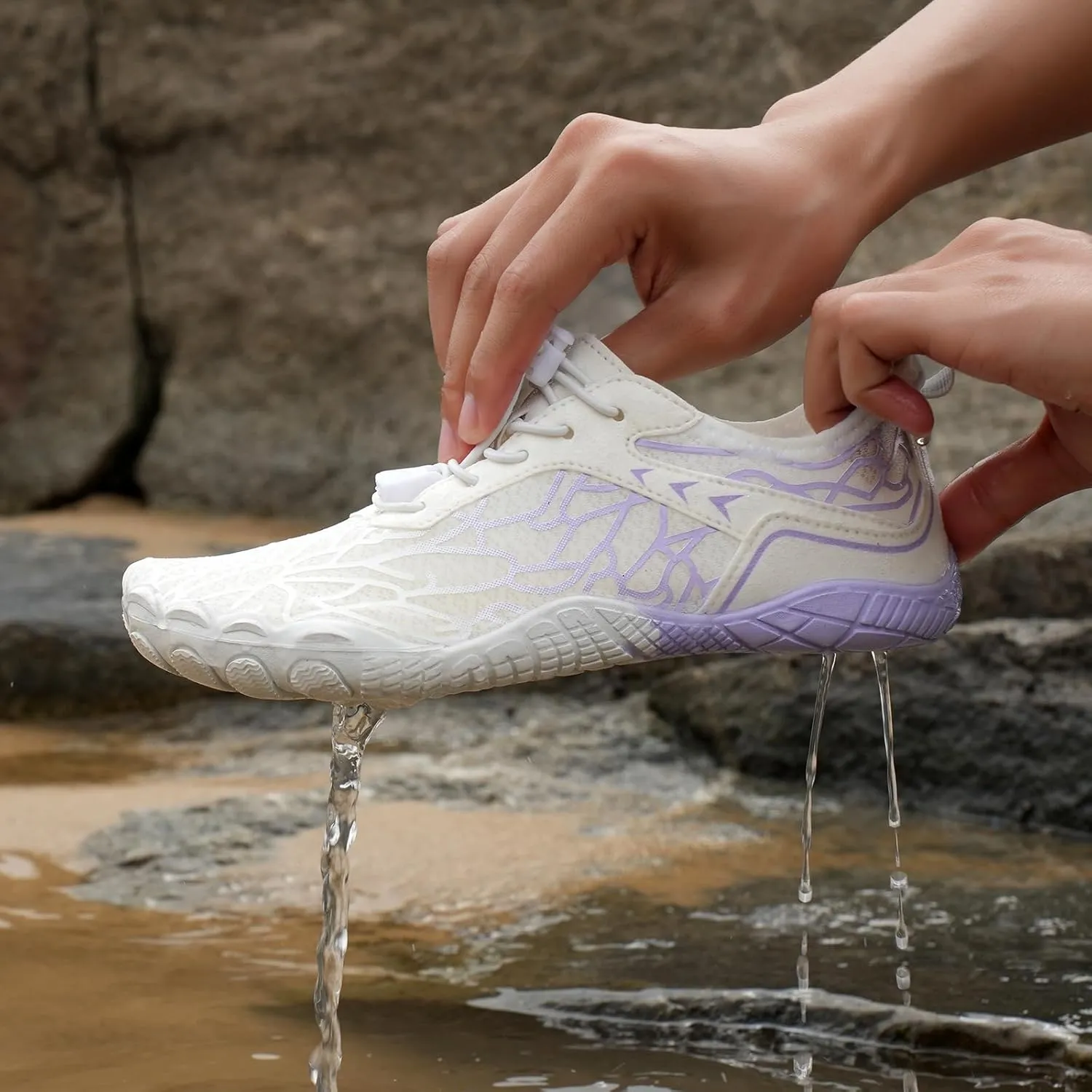Hike Barefoot Footwear Womens Mens,Non-Slip Outdoor Unisex Lightweight Pro Barefoot Shoes Outdoor Healthy Wide Toe Box Shoes Hiking Breathable Quick Dry Trail Running Shoe