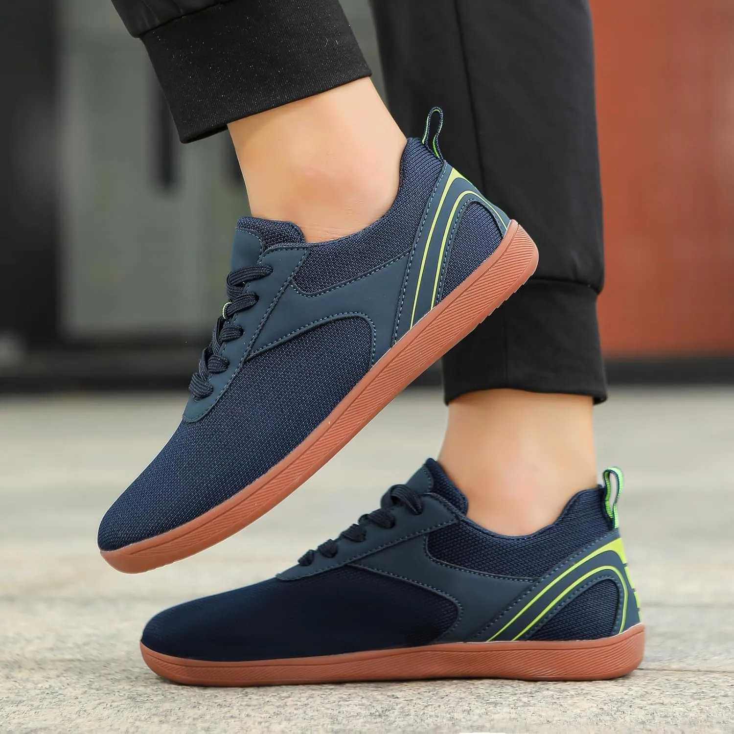 Hike Barefoot Shoes Women Wide Toe Box Zero Drop Sole Comfortable Footwear Slip On Workout Sneakers Minimalist Shoes for Running Breathable Fashion Sneakers