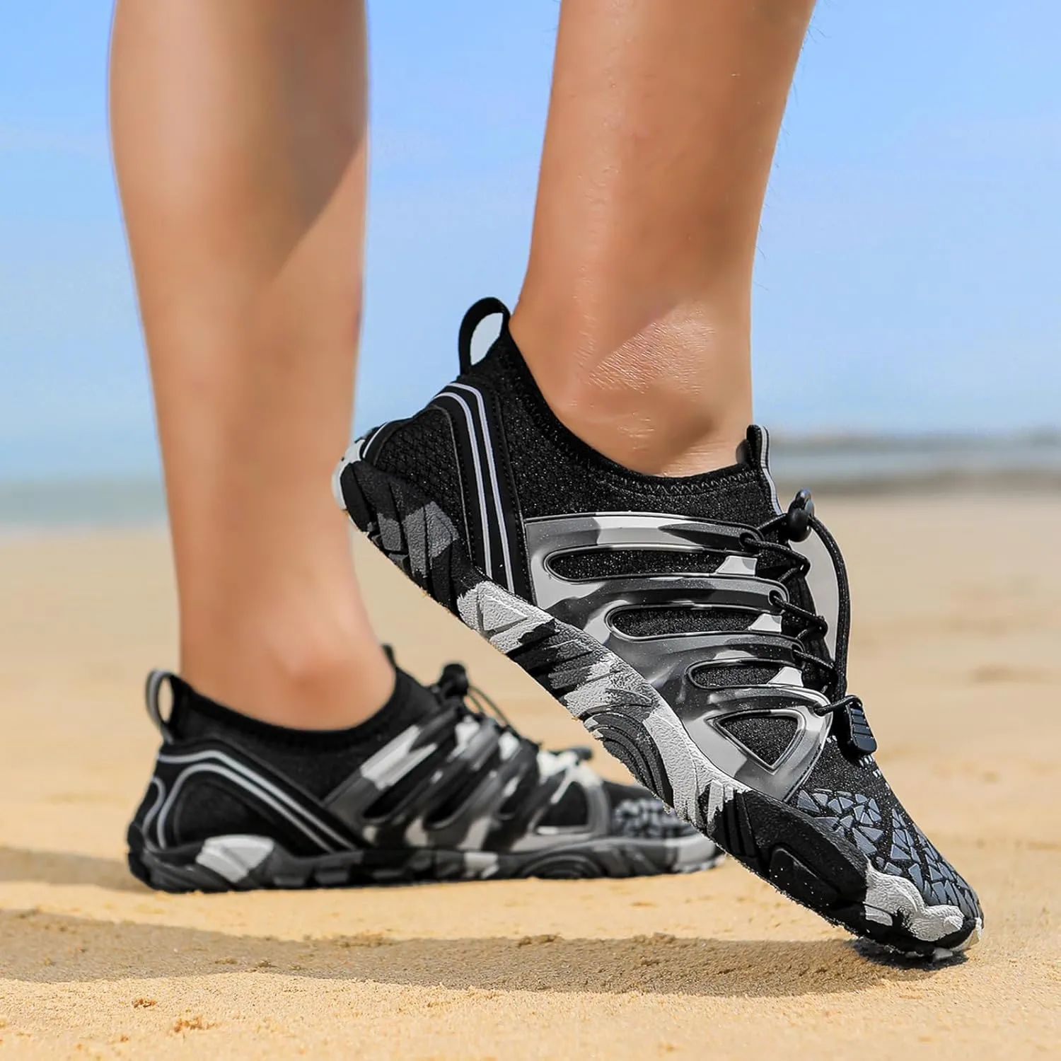 Hike Barefoot Shoes Womens Mens Water Hiking Footwear Healthy Wide Toe Box Non-Slip Outdoor Sports Quick Dry Swim Aqua Beach River Pool Grounding Grounded Soft Sneakers Shoe Diving Boating
