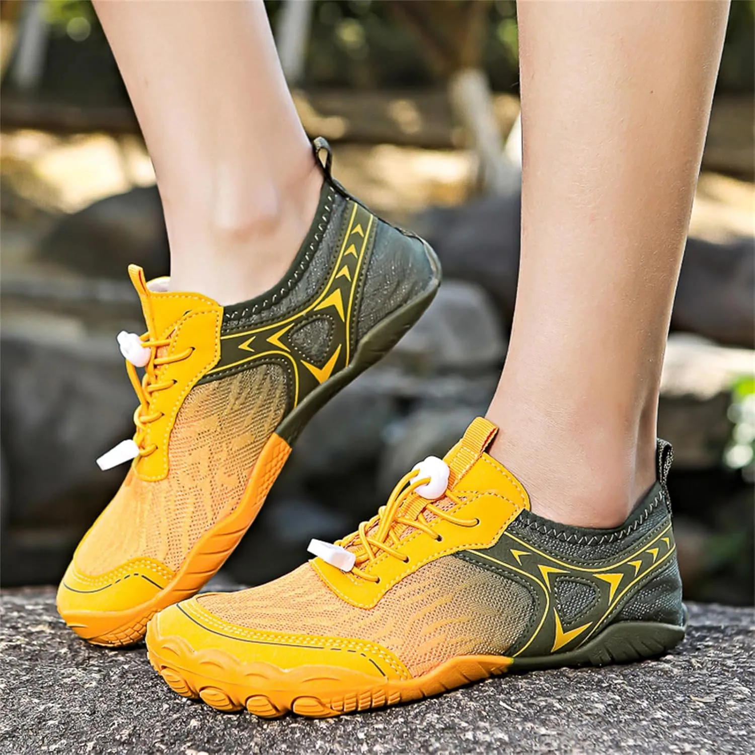 Hike Barefoot Shoes Womens Mens Water Shoes Lightweight Comfortable Slip On Walking Sneakers Wide Toe Plantar Fasciitis Footwear Non-Slip Outdoor Sports Zero Drop Shoe
