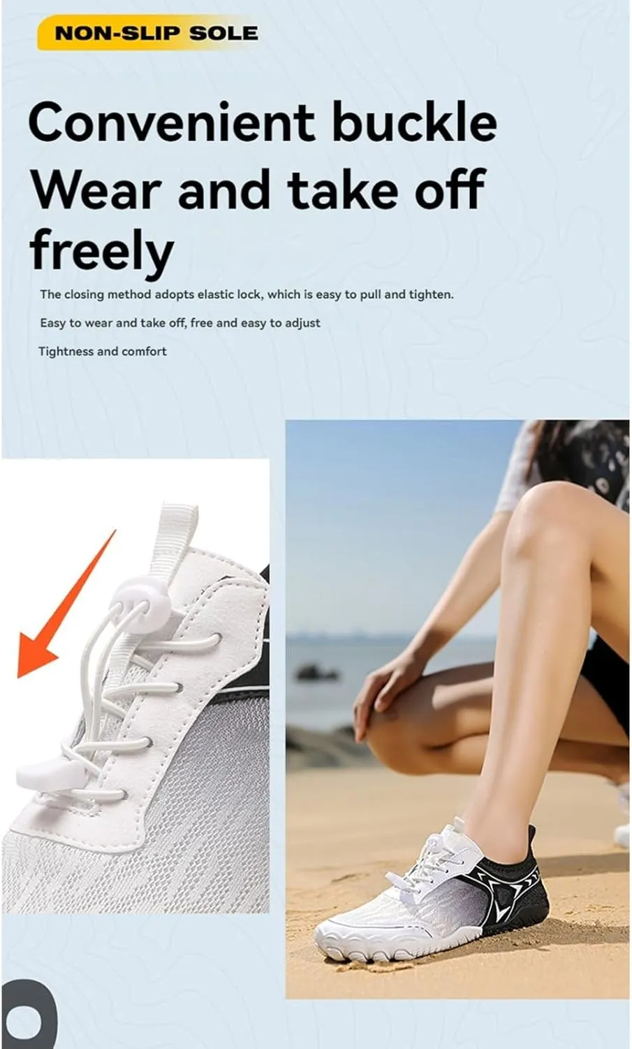 Hike Barefoot Shoes Womens Mens Water Shoes Lightweight Comfortable Slip On Walking Sneakers Wide Toe Plantar Fasciitis Footwear Non-Slip Outdoor Sports Zero Drop Shoe