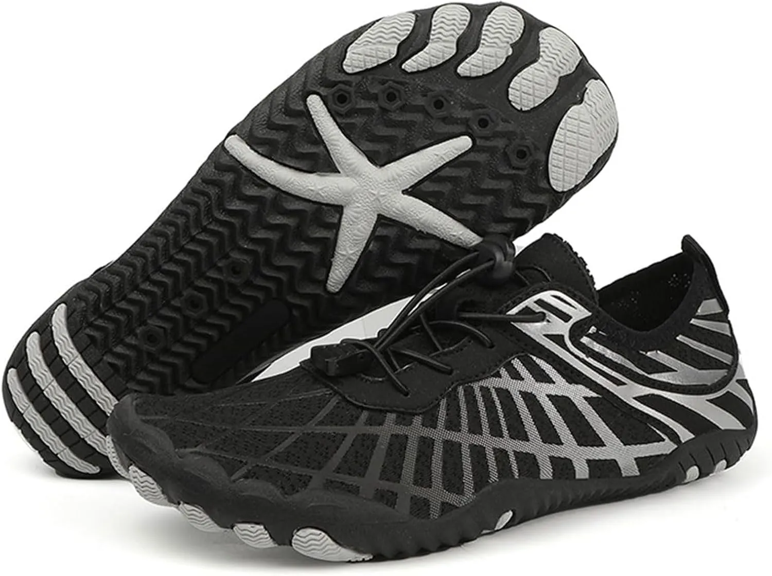 Hiking Footwear Barefoot Shoes Womens Wide Toe Box Sneakers Women Walking Fashion Comfortable Shoes Barefoot Grounded Footwear Zero Drop Lightweight Beach Water Resistant Breathable Running Sneakers