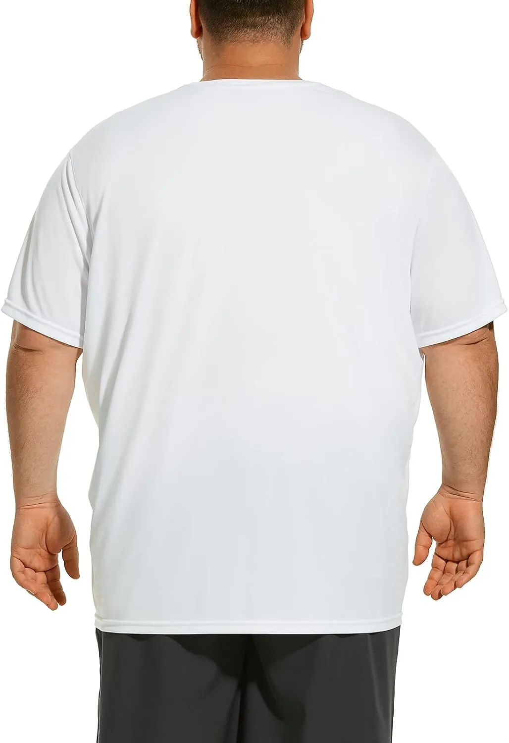 HOdo Big and Tall Mens T-Shirt Crewneck Tees Moisture Wicking 2XL-6XL