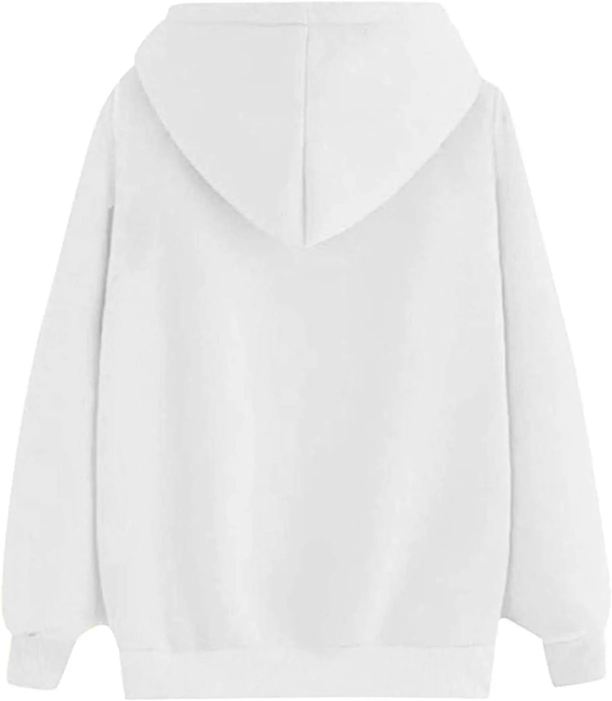 Hoodie for Women 2024 Fall Fashion Heart Print Long Sleeve Casual Loose Fit Tops Teen Girls Oversized Sweatshirts