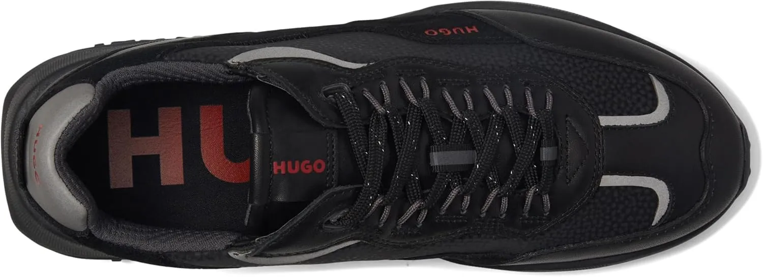 Hugo Boss Men's Kane Mix Material Run Sneaker